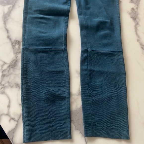 Helmut lang embossed leather leggings - Picture 5 of 7